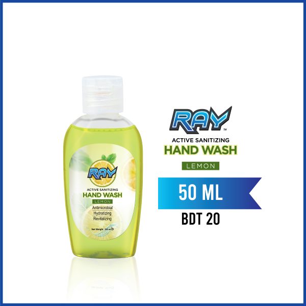 RAY Active Sanitizing Hand Wash 50ml Lemon