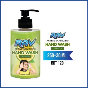 RAY Active Sanitizing Hand Wash 280ml Lemon